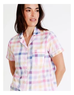 Best Pirce 🛒 Soho Organic Cotton 3/4 PJ Set In Multi 🤩 -sleepwear-robes Sales unnamed file 447