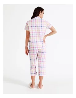 Best Pirce 🛒 Soho Organic Cotton 3/4 PJ Set In Multi 🤩 -sleepwear-robes Sales unnamed file 449