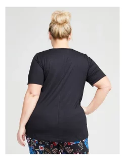 Top 10 👍 Taking Shape Bamboo Floralia Pyjama Top In Black ⌛ -sleepwear-robes Sales unnamed file 480