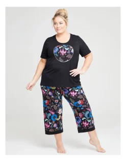 Top 10 👍 Taking Shape Bamboo Floralia Pyjama Top In Black ⌛ -sleepwear-robes Sales unnamed file 482