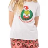 Promo 💯 The Grinch Grinch Fam Jams Merry Grinchmas Cotton Printed Knit Sleep Set In Grey/Red 👏 -sleepwear-robes Sales unnamed file 483
