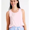 Cheap 😀 Soho Organic Cotton Tank In Pink 🔥 -sleepwear-robes Sales unnamed file 492