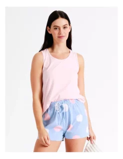 Cheap 😀 Soho Organic Cotton Tank In Pink 🔥 -sleepwear-robes Sales unnamed file 493