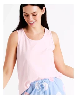 Cheap 😀 Soho Organic Cotton Tank In Pink 🔥 -sleepwear-robes Sales unnamed file 495