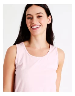 Cheap 😀 Soho Organic Cotton Tank In Pink 🔥 -sleepwear-robes Sales unnamed file 496