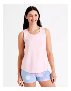 Cheap 😀 Soho Organic Cotton Tank In Pink 🔥 -sleepwear-robes Sales unnamed file 497