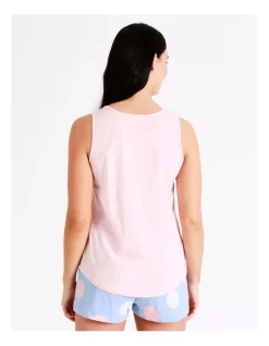 Cheap 😀 Soho Organic Cotton Tank In Pink 🔥 -sleepwear-robes Sales unnamed file 498
