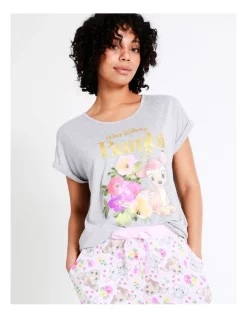 Best Sale ❤️ Bambi Knit Short Sleeve Top In Grey 🤩