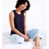 Coupon 🤩 Chloe & Lola Bamboo Tank PJ Top In Navy 🔔 -sleepwear-robes Sales unnamed file 552