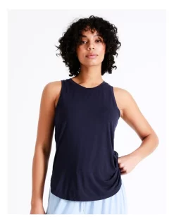 Coupon 🤩 Chloe & Lola Bamboo Tank PJ Top In Navy 🔔 -sleepwear-robes Sales unnamed file 554
