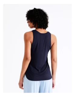 Coupon 🤩 Chloe & Lola Bamboo Tank PJ Top In Navy 🔔 -sleepwear-robes Sales unnamed file 557