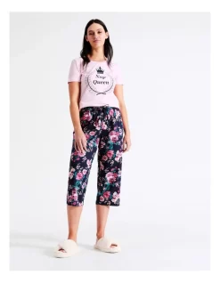 Best Pirce 🧨 Soho Organic Cotton Woven 3/4 Pant In Assorted 🎉 -sleepwear-robes Sales unnamed file 571