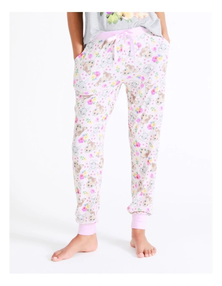 Discount β¨ Bambi Knit Sleep Pant In White Multi π 4 Discount β¨ Bambi Knit Sleep Pant In White Multi π - Image 2