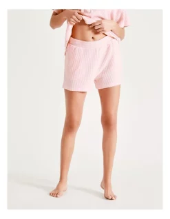 Best deal 🎁 Chloe & Lola Waffle PJ Shorts In Pink 😉 -sleepwear-robes Sales unnamed file 593