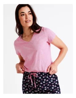 Best Sale ⌛ Soho Organic Cotton Knit V-Neck 3/4 PJ Set In Pink ⭐ 11 Best Sale ⌛ Soho Organic Cotton Knit V-Neck 3/4 PJ Set In Pink ⭐ -sleepwear-robes Sales unnamed file 60