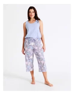Best reviews of ⌛ Soho Organic Cotton Woven 3/4 Pant In Blue 🌟 -sleepwear-robes Sales unnamed file 607
