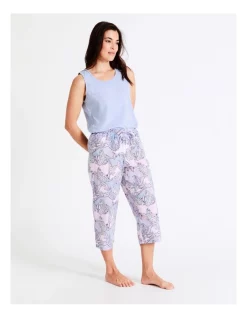 Best reviews of ⌛ Soho Organic Cotton Woven 3/4 Pant In Blue 🌟 -sleepwear-robes Sales unnamed file 608