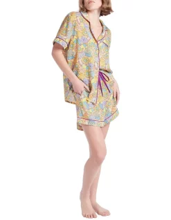 Flash Sale 👍 Marcs Been There, Sun That Pj Set In Yellow Multi 😉 -sleepwear-robes Sales unnamed file 617