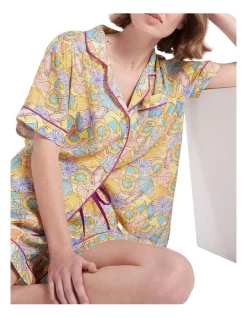 Flash Sale 👍 Marcs Been There, Sun That Pj Set In Yellow Multi 😉 -sleepwear-robes Sales unnamed file 619