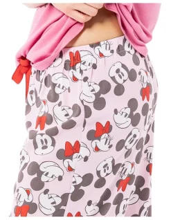 Coupon ⭐ Mickey Mouse Knit Sleep Pant In Pink 💯 -sleepwear-robes Sales unnamed file 630