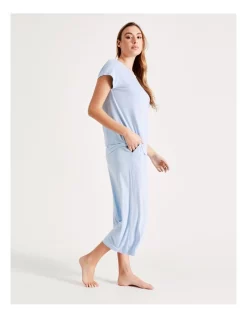 Flash Sale 😉 Chloe & Lola Bamboo Short Sleeve PJ Top In Blue 🎉 -sleepwear-robes Sales unnamed file 666