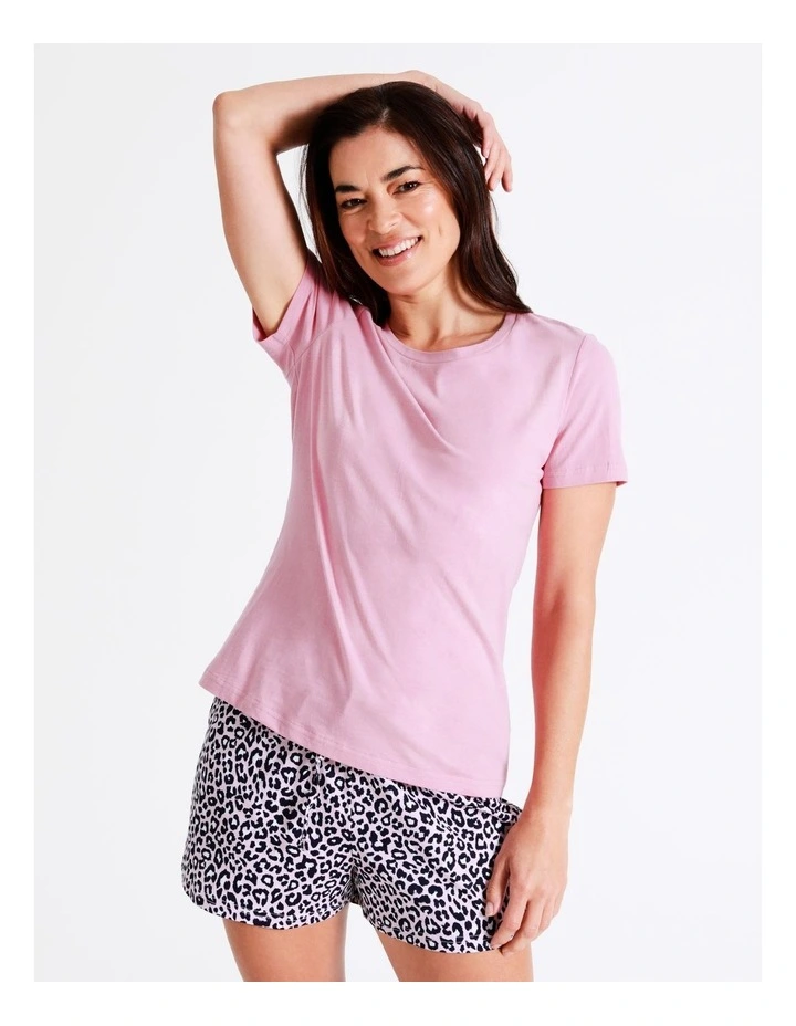 Cheap π Soho Organic Cotton Knit Short Sleeve Sleep Top In Pink π 3 Cheap π Soho Organic Cotton Knit Short Sleeve Sleep Top In Pink π