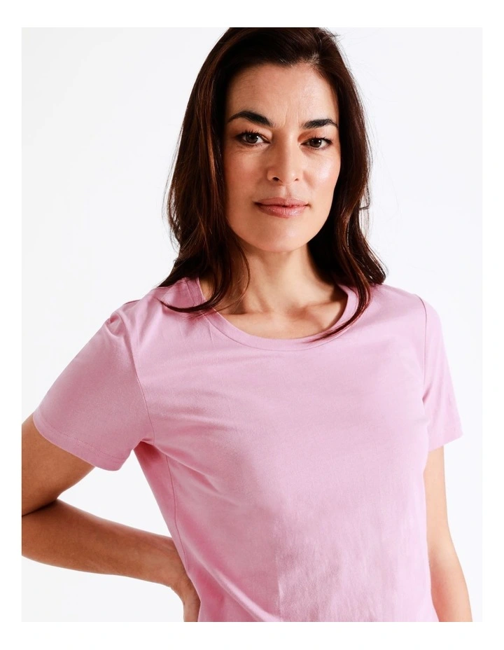 Cheap π Soho Organic Cotton Knit Short Sleeve Sleep Top In Pink π 6 Cheap π Soho Organic Cotton Knit Short Sleeve Sleep Top In Pink π - Image 4