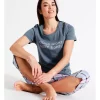 Best Pirce 𧨠Soho Organic Cotton Knit Short Sleeve Sleep Top In Blue 𧨠2 Best Pirce 𧨠Soho Organic Cotton Knit Short Sleeve Sleep Top In Blue 𧨠-sleepwear-robes Sales unnamed file 705
