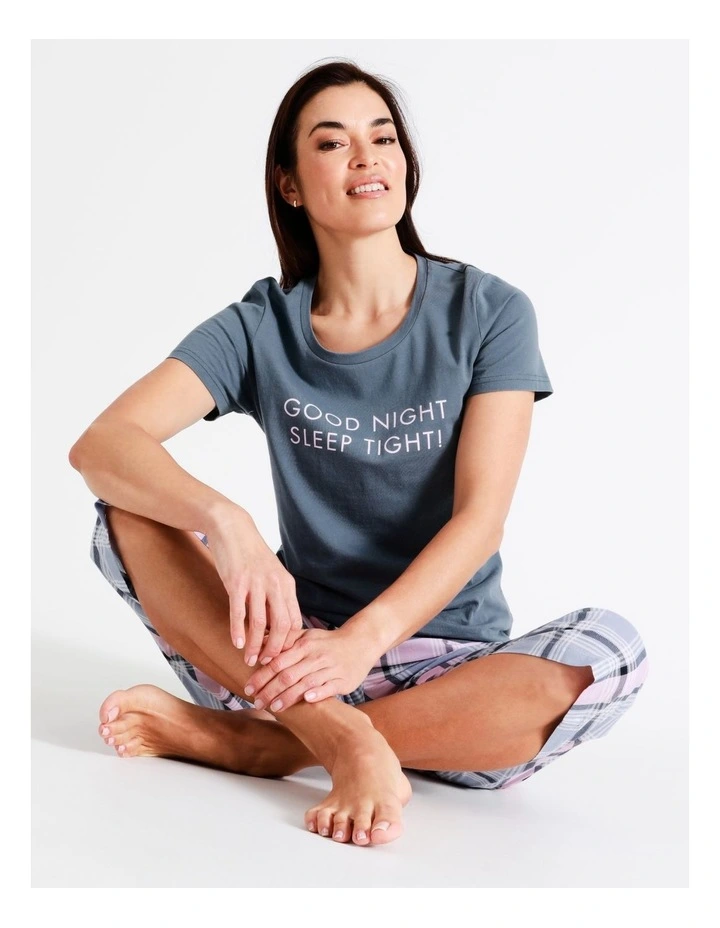 Best Pirce 𧨠Soho Organic Cotton Knit Short Sleeve Sleep Top In Blue 𧨠3 Best Pirce 𧨠Soho Organic Cotton Knit Short Sleeve Sleep Top In Blue π§¨