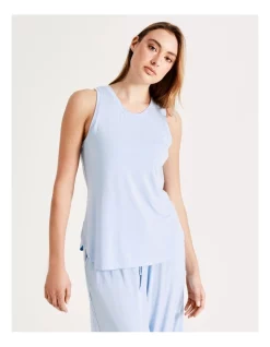 Best Pirce ๐ Chloe & Lola Bamboo Tank PJ Top In Blue ๐