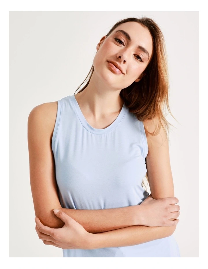Best Pirce π Chloe & Lola Bamboo Tank PJ Top In Blue π 4 Best Pirce π Chloe & Lola Bamboo Tank PJ Top In Blue π - Image 2