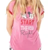 Cheapest ⭐ Mickey Mouse Sleep Top In Pink 🤩