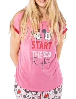 Cheapest โญ Mickey Mouse Sleep Top In Pink ๐คฉ
