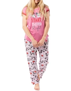 Cheapest ⭐ Mickey Mouse Sleep Top In Pink 🤩 -sleepwear-robes Sales unnamed file 731