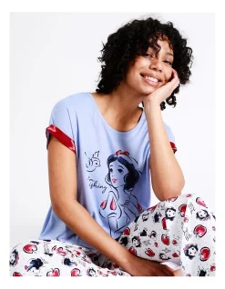 Cheapest 🎉 Snow White Sleep Top In Blue 🧨 -sleepwear-robes Sales unnamed file 753