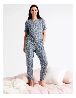 Budget ✨ Soho Short Sleeve Sleep Top In Navy 🔔 -sleepwear-robes Sales unnamed file 760