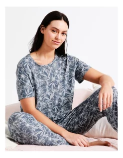 Budget ✨ Soho Short Sleeve Sleep Top In Navy 🔔 -sleepwear-robes Sales unnamed file 763