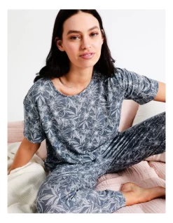 Budget ✨ Soho Short Sleeve Sleep Top In Navy 🔔 -sleepwear-robes Sales unnamed file 764