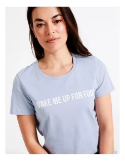 Flash Sale ✨ Soho Organic Cotton Knit Short Sleeve Sleep Top In Blues 🎁 -sleepwear-robes Sales unnamed file 784