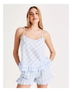 Best reviews of 🧨 Chloe & Lola Cami Frill Sleep Set In Blue 🎉 -sleepwear-robes Sales unnamed file 805