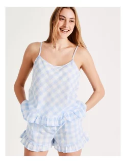 Best reviews of 🧨 Chloe & Lola Cami Frill Sleep Set In Blue 🎉 -sleepwear-robes Sales unnamed file 806