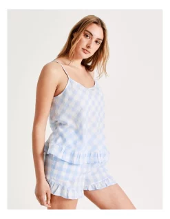 Best reviews of 🧨 Chloe & Lola Cami Frill Sleep Set In Blue 🎉 -sleepwear-robes Sales unnamed file 807