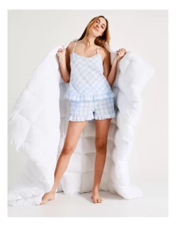 Best reviews of 🧨 Chloe & Lola Cami Frill Sleep Set In Blue 🎉 -sleepwear-robes Sales unnamed file 810