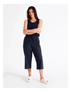 Top 10 ❤️ Soho Organic Cotton Woven 3/4 Pant In Navy 🔥 -sleepwear-robes Sales unnamed file 838