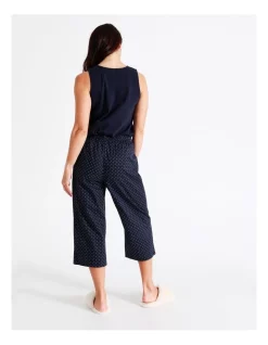 Top 10 ❤️ Soho Organic Cotton Woven 3/4 Pant In Navy 🔥 -sleepwear-robes Sales unnamed file 840