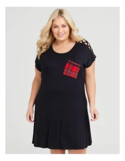 Deals ๐ฅฐ Taking Shape Bamboo Bows Nightie In Black ๐งจ