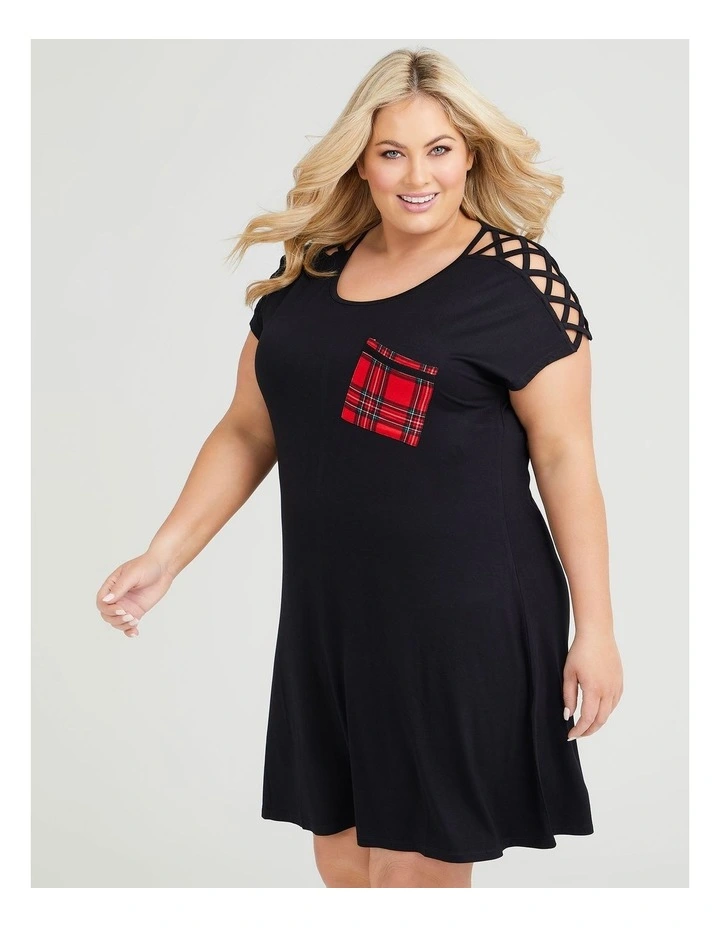 Deals π₯° Taking Shape Bamboo Bows Nightie In Black 𧨠5 Deals π₯° Taking Shape Bamboo Bows Nightie In Black 𧨠- Image 3