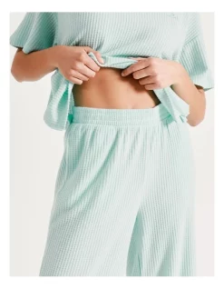 Brand new 😉 Chloe & Lola Waffle PJ 7/8 Pant In Mint 😉 -sleepwear-robes Sales unnamed file 908