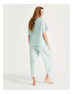 Brand new 😉 Chloe & Lola Waffle PJ 7/8 Pant In Mint 😉 -sleepwear-robes Sales unnamed file 909