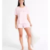 Outlet 🧨 Soho Knit Short Sleeve PJ Set In Pink 👍 -sleepwear-robes Sales unnamed file 940